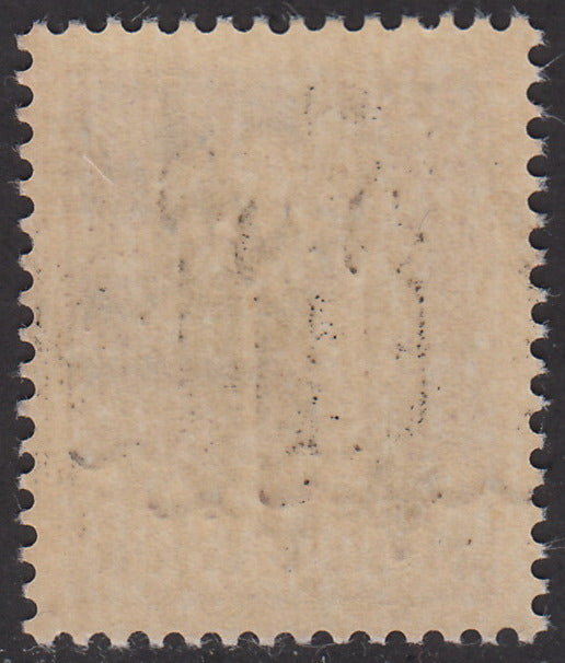 RSI334 - 1944 - Imperiale, c. 50 violetto con tripla soprastampa tipo "l" in nero invece che tipo "m" in rosso, nuovo gomma integra (493CAg)