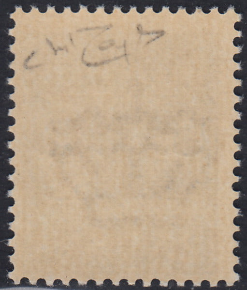 RSI459 - Kingdom Air Mail c. 25 dark green with color error of the GNR di Verona overprint, new with intact gum (117A).