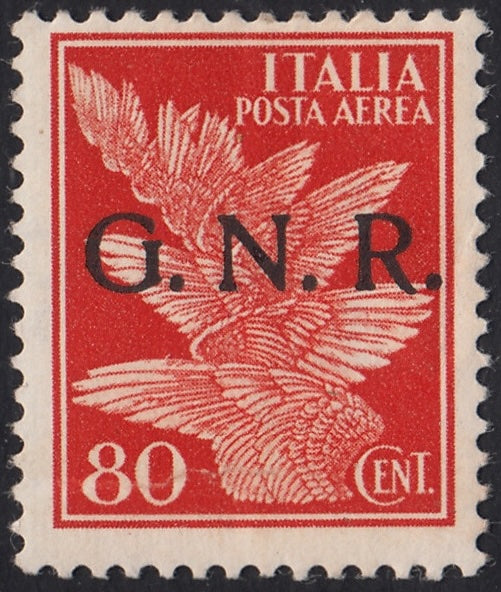 1944 - GNR Brescia Espresso of L. 1.25 complete sheet of 50 copies, new with full gum intact. (19/II).