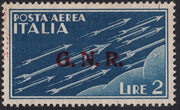 1944 - GNR Brescia Espresso de L. 1,25 hoja completa de 50 ejemplares, nuevo con goma completa intacta. (19/II).
