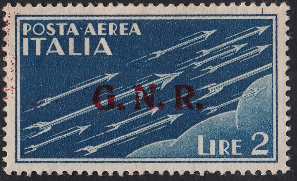 1944 - GNR Brescia Espresso of L. 1.25 complete sheet of 50 copies, new with full gum intact. (19/II).