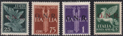 1944 - GNR Brescia Espresso de L. 1,25 hoja completa de 50 ejemplares, nuevo con goma completa intacta. (19/II).