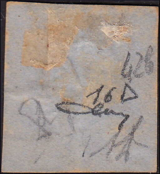 SG255 - 1861 - IV emissione c. 40 rosso carminio usato (16D)