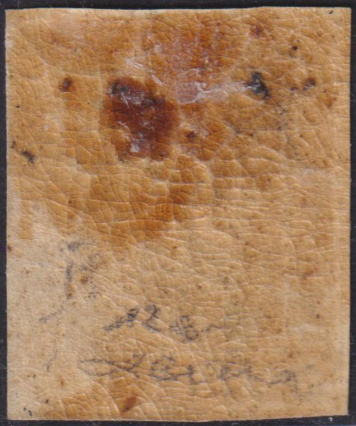 1859 - 10 grana indaco nero carta di Napoli nuovo con gomma originale (12a)