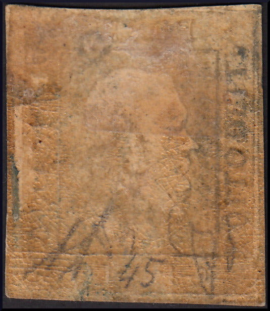 SIC20 - 1859 - Effigie di Federico II di Borbone, 10 grana indaco nuovo con gomma originale (12b) (Copia)