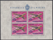 SM44 - 1947 - Centennial of the First United States Postage Stamp, 3L. gray red and blue complete sheet of 40 copies with the first row on the right with additional perforation, new intact (331, 331ec)