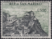 SM53 - 1958 - Veduta panoramica, 500 lire grigio e verde nuovo gomma integra (475)