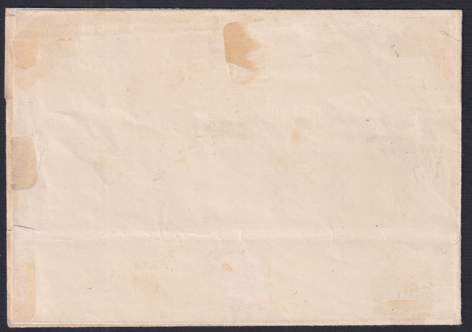 CVS1 - 1851 - I emissione c. 5 nero II riporto litografico isolato su lettera da Pinerolo a Villar Perosa 17/1/53 (1)