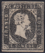 IV issue c. 10 dark chocolate brown I table pair used (14Ce)