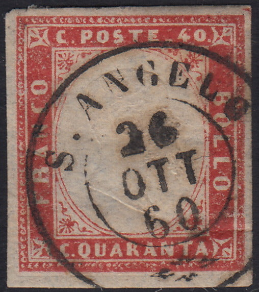 IV número c. 10 marrón chocolate oscuro I par de mesa usado (14Ce)