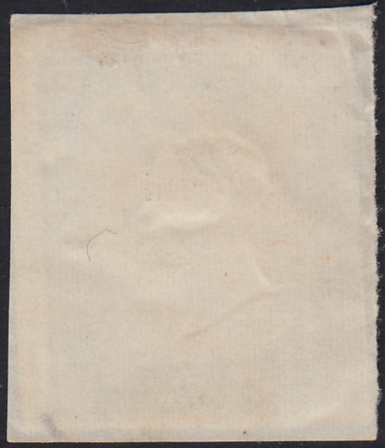 1860 - 1/2 dark blue tornese called "Croce di Savoia" used in the IL PAESE newspaper of 1/1/1861 (16b)
