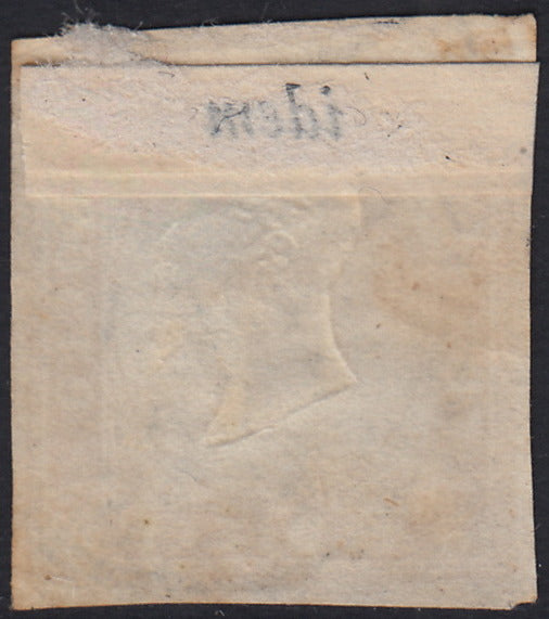 Sard1151 - 1862 - IV emissione c.10 ocra arancio II tavola usato GENOVA 31/1/63 (14De)