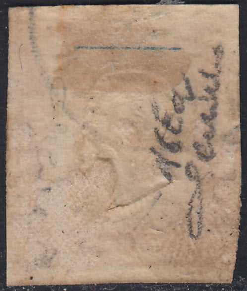 SARD818 - 1862 - IV emissione c. 40 rosa chiaro tiratura 1862 usato (16Ea)