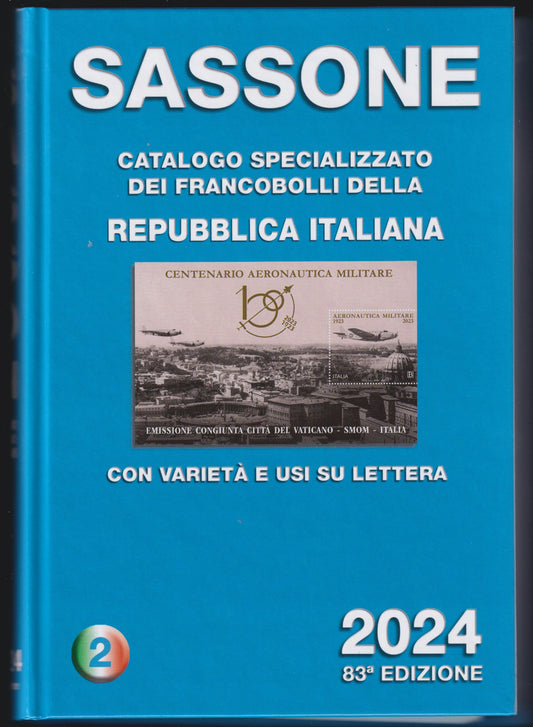 CATALOGO SASSONE 2024 - Volume 2 - Repubblica Italiana e varietà