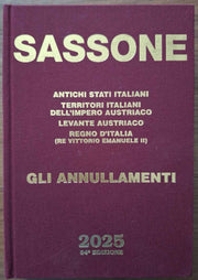 CATALOGO ANNULLAMENTI 2025 (specializzato Annulli) - SPEDIZIONE SOLO IN ITALIA.