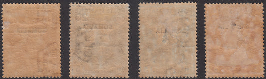 SOM11 - 1916 Croce Rossa, serie completa di quattro valori nuova gomma originale. (19/22)