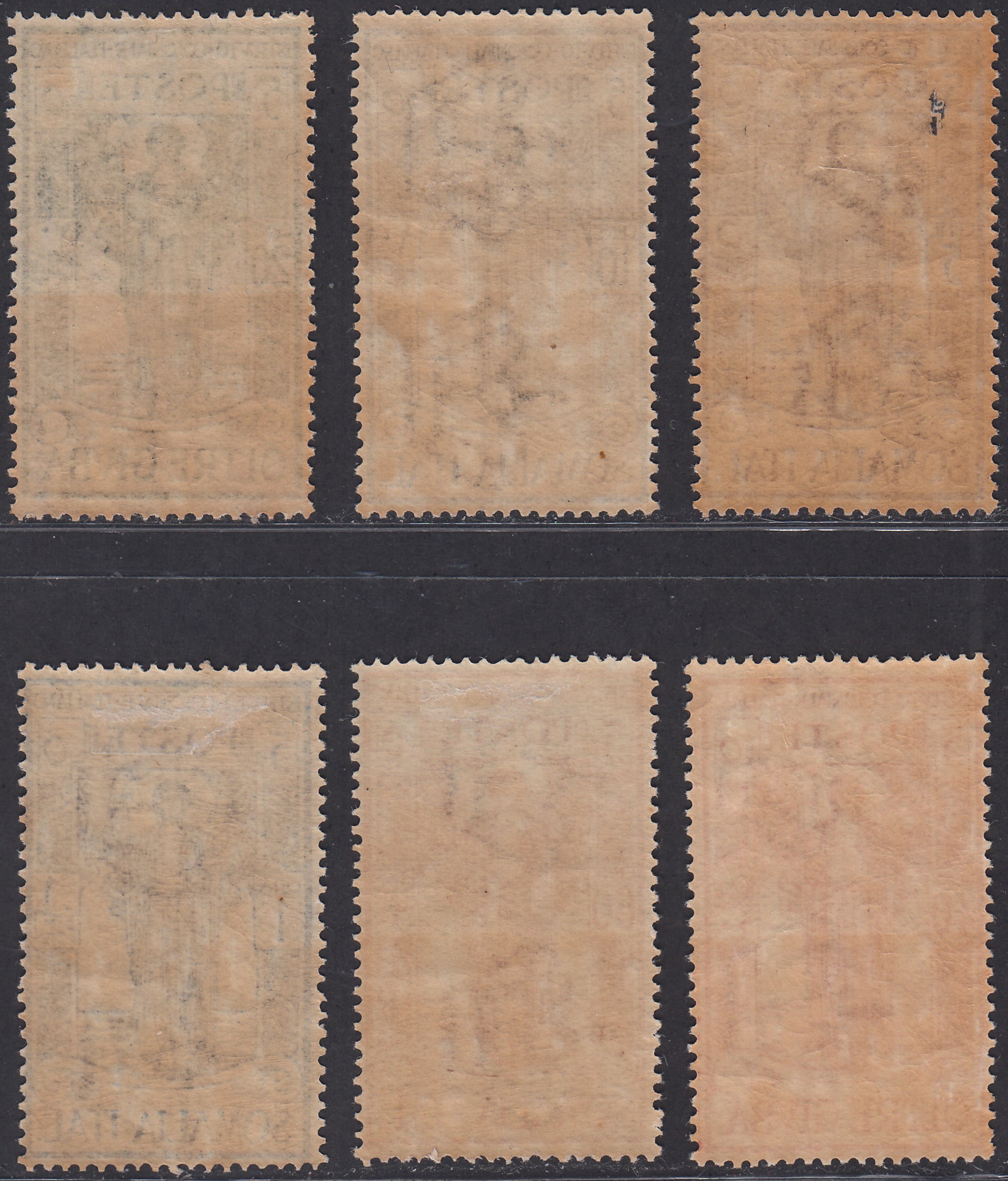 SOM15 - 1926 - Pro Istituto Coloniale italiano, serie completa di sei valori nuova con traccia di linguella (86/91)