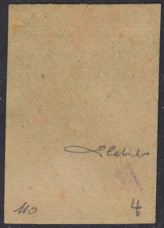 T11 - 1918 - Letterpress print on glossy paper, 1st type, 2 heller dark green used (4)
