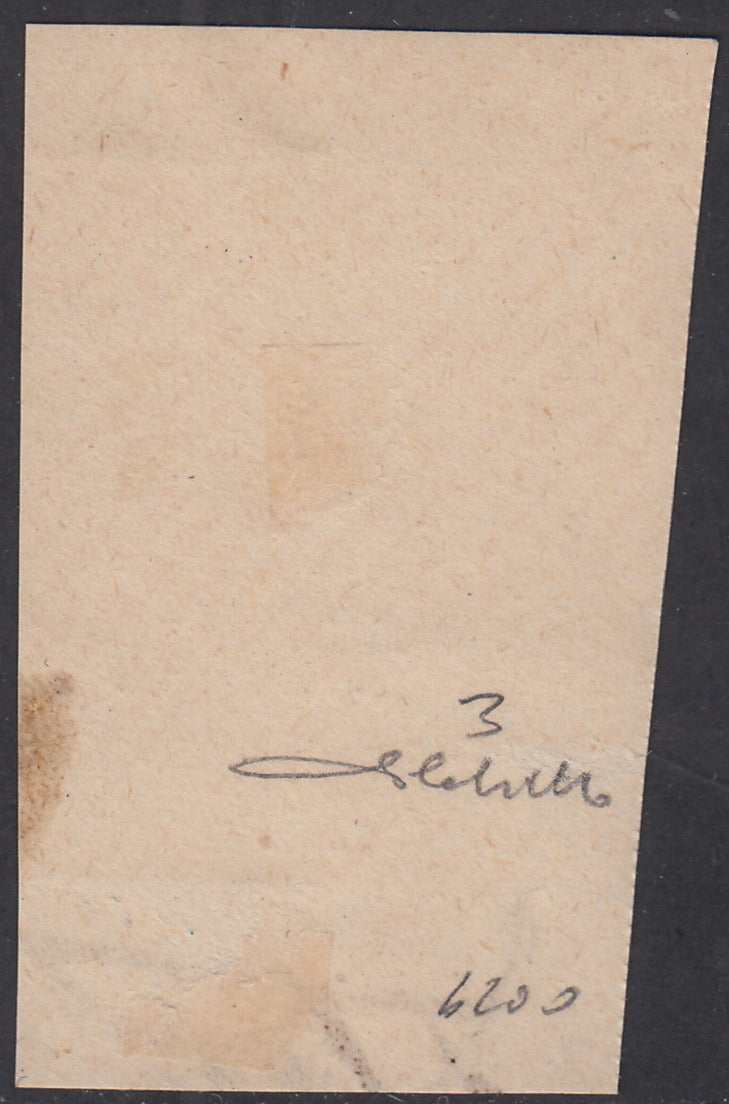 T13 - 1918 - 1.er número, 10 heller extranjeros usados ​​en un fragmento con cancelación original (3).