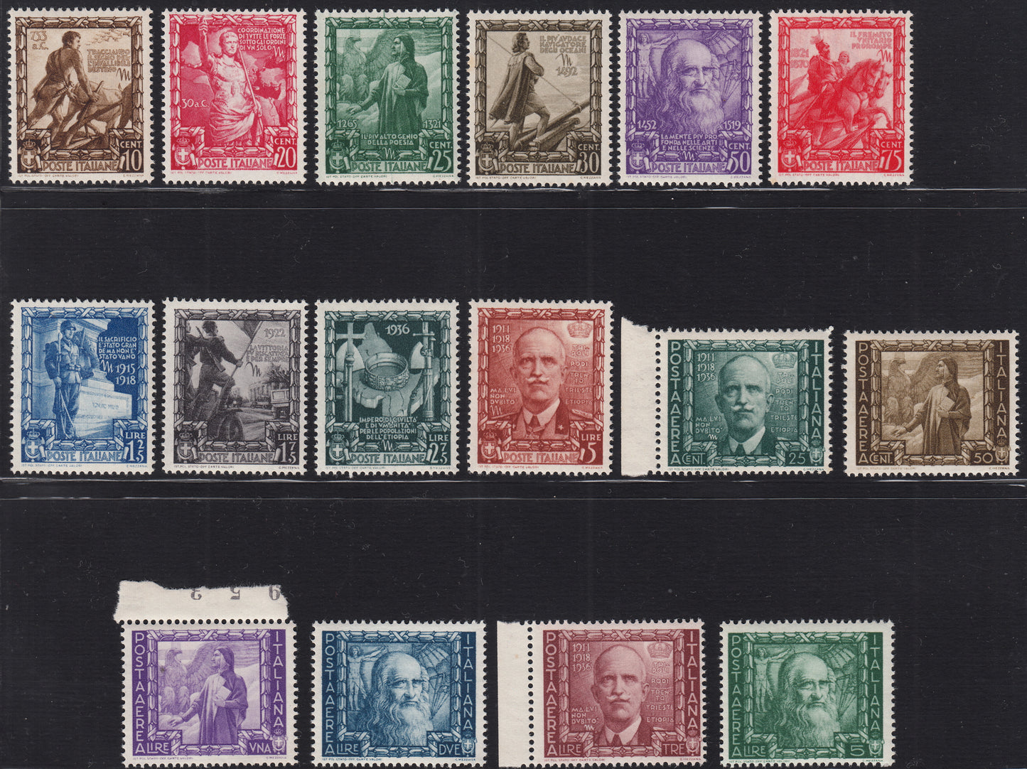 1862 - Effigy of Vittorio Emanuele II facing right, c. 80 dark orange yellow comb-pierced, used (4b)