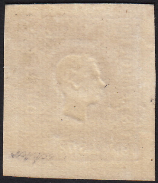 I issue, c. 5 ocher yellow with reversed counterprint, used (13)