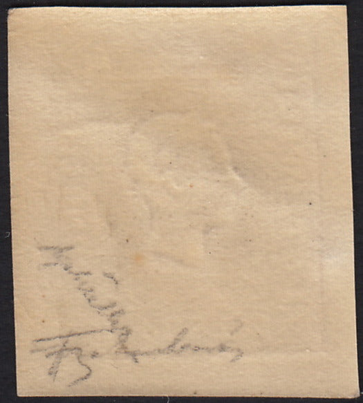 I issue, c. 5 ocher yellow with reversed counterprint, used (13)