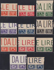 T183 - 1934 - Pacchi postali soggetti vari, serie degli 11 valori nuova con gomma integra (1/11)