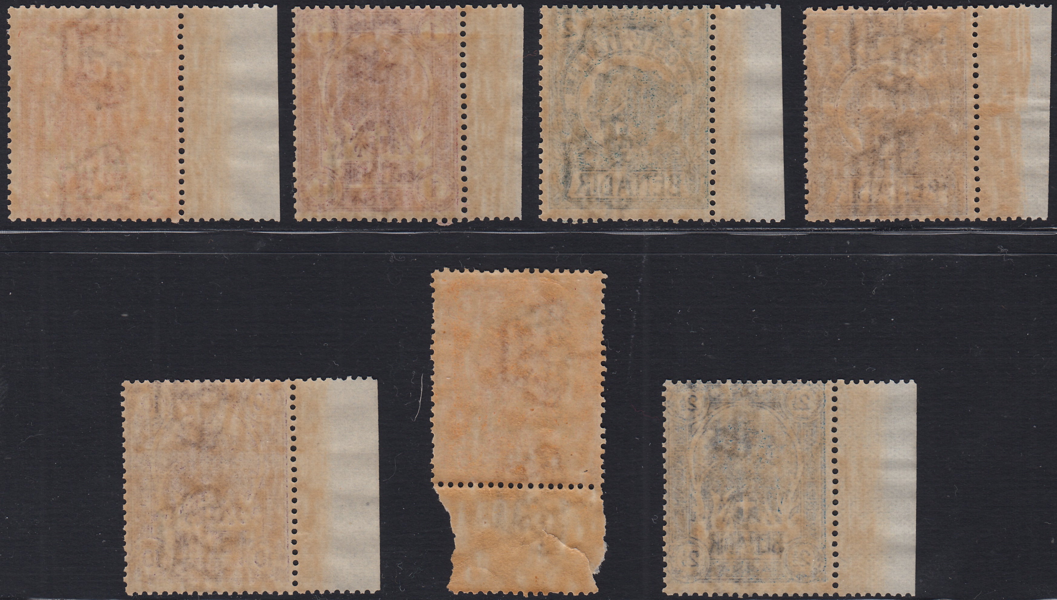 T26_103 - 1903 - Somalia, Leoni ed Elefanti, serie di 7 esemplari nuovi gomma integra e bordi di foglio (1/7)