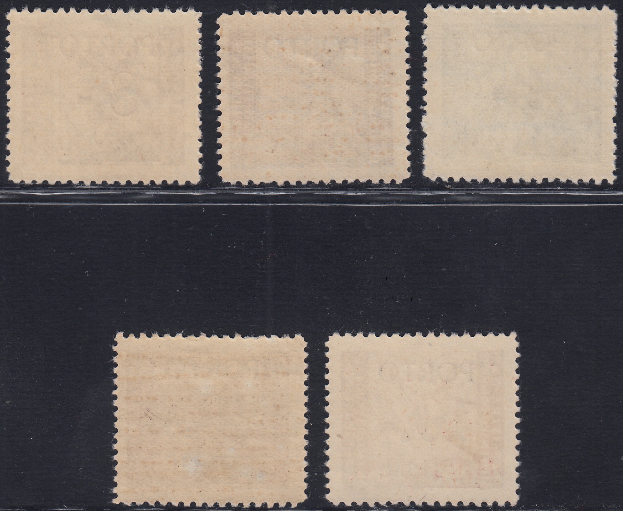 LS6 - 1946 - Postage due stamps overprinted with thin numerals, 2L. on 25c. olive grey used (15B)