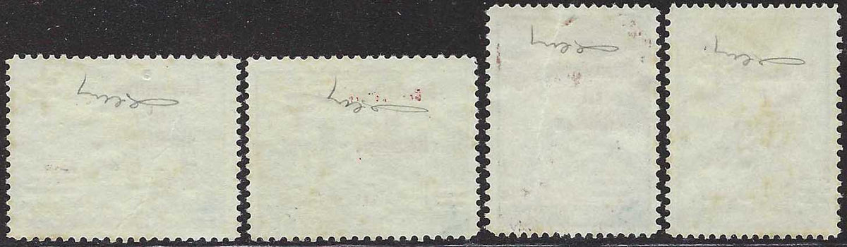 T26_131 - 1942 - Croce Rossa di Jugoslavia soprastampata "Governorato del Montenegro" in rosso, serie di 4 valori nuovi senza gomma (36/39)