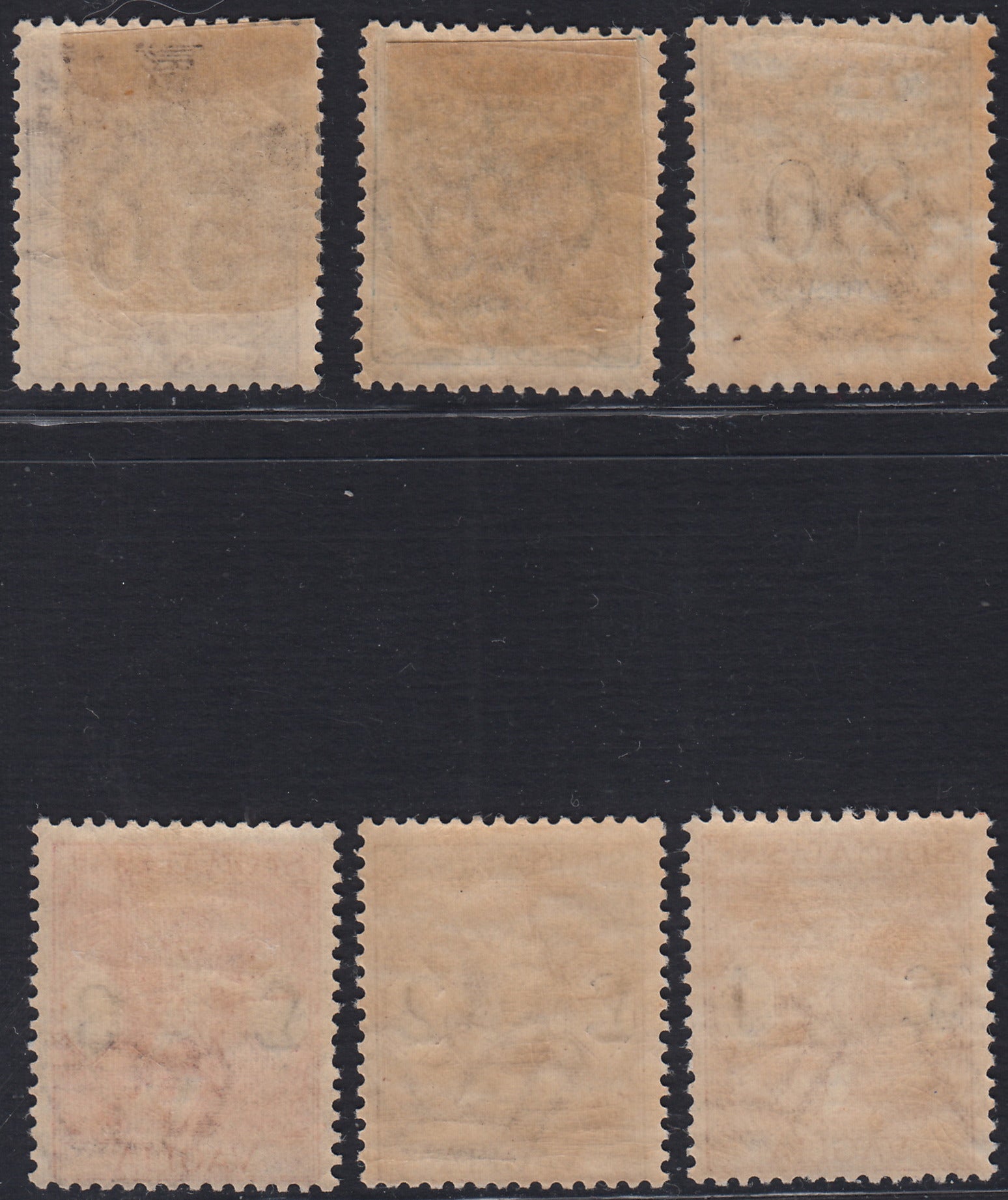 T26_22 - 1924 - Segnatasse per Vaglia, serie completa nuova con gomma originale (1/6)