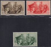 T26_5 - 1941 - Fratellanza d'armi italo-tedesca, NON EMESSI, gomma integra (457A,457B, 457C)