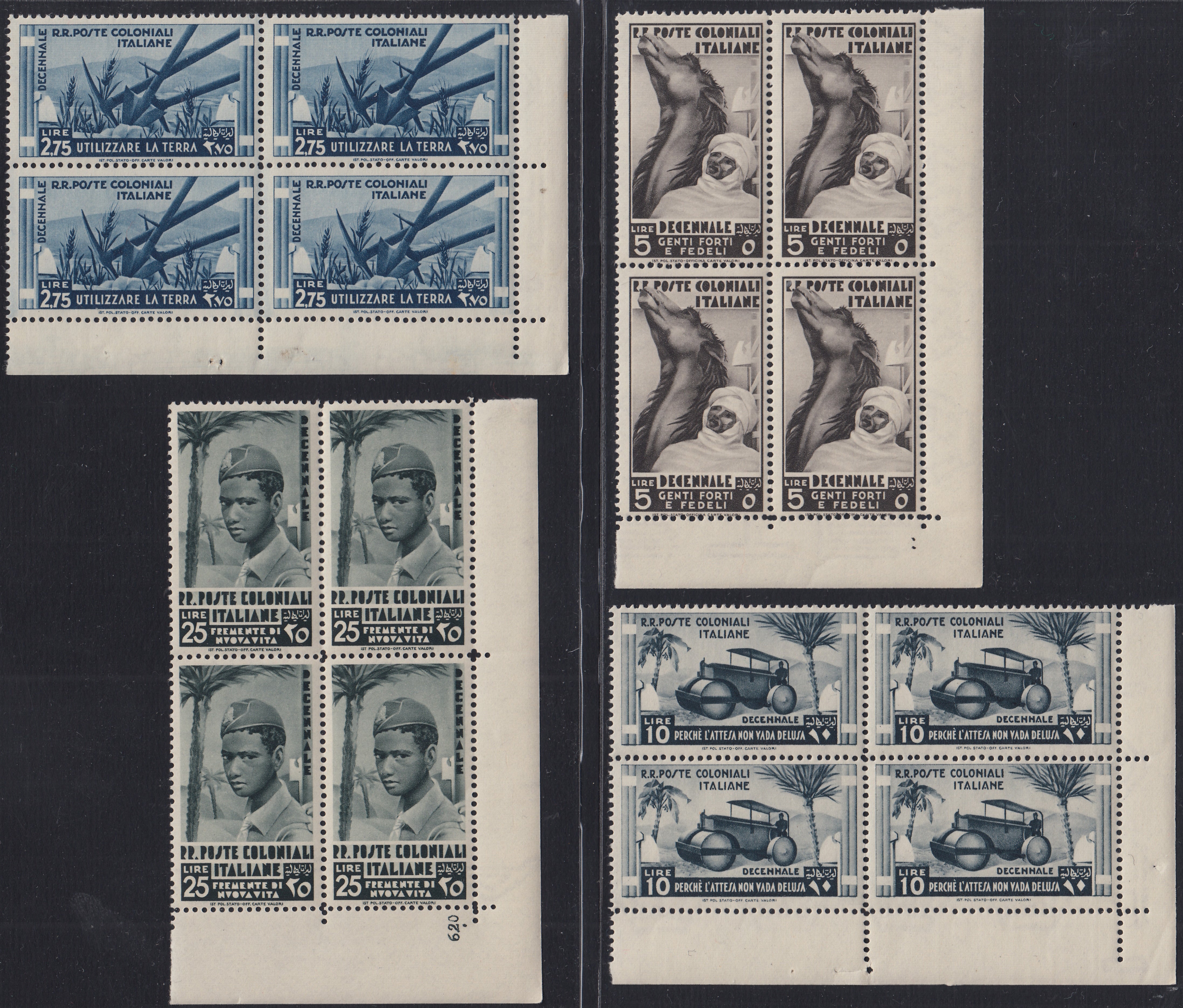 EG6 - 1932 - General Issues - Garibaldi's Cinquantenary complete series of new Ordinary Mail and Air Mail with intact rubber, splendid (1/10 + A1/A7).