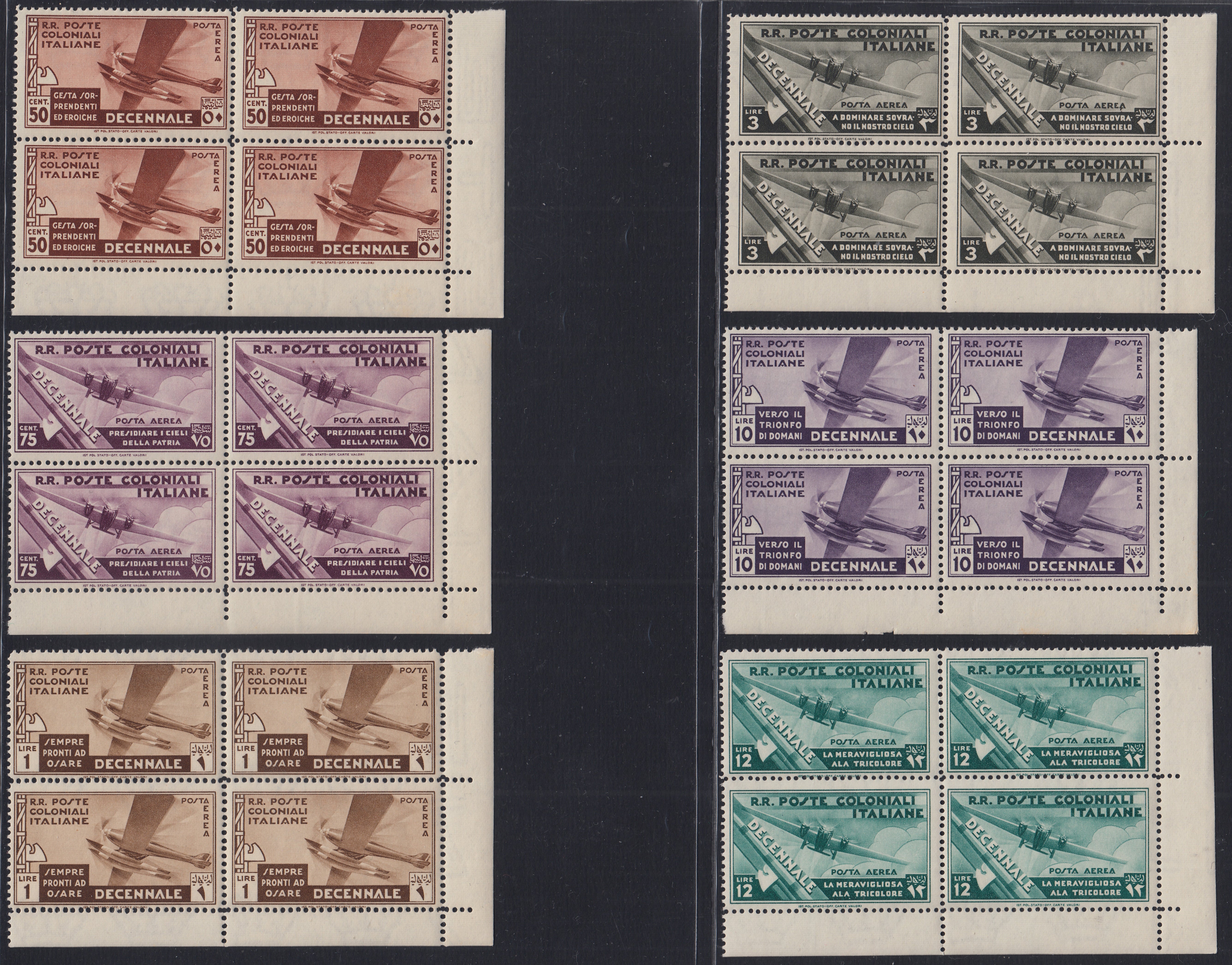 EUROPA - Area Italiana - Colonie e Possedimenti - Emissioni Generali