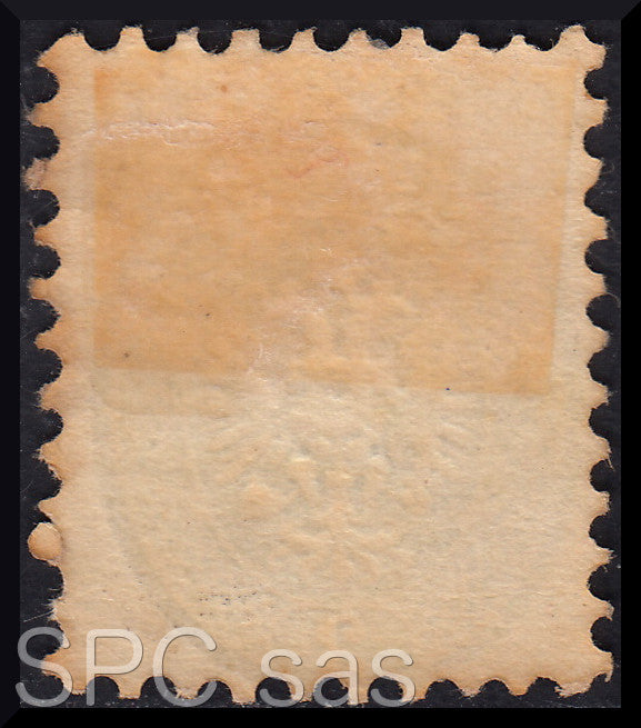 T91 - 1864 - V emissione s. 3 verde nuovo con gomma originale e dicitura "SPECIMEN", raro e molto interessante! (42, Saggio)