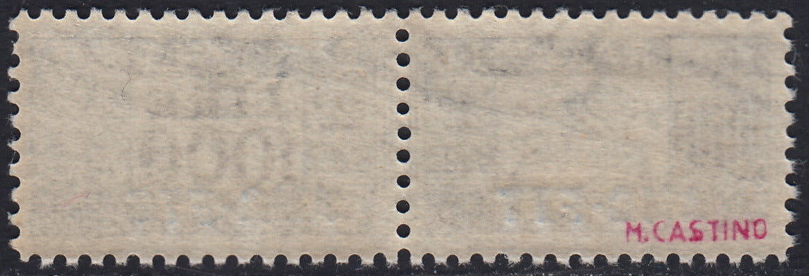 TA8 - Trieste Zona A - 1954 - Pacchi Postali L. 1000 oltremare "Cavallino" soprastampa AMG-FTT dentellatura pettine nuovo con gomma (26)
