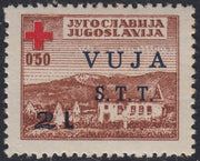TB43 - 1948 - Pro Croce Rossa, 2L. su 0,50d. bruno nuovo con gomma originale (4)