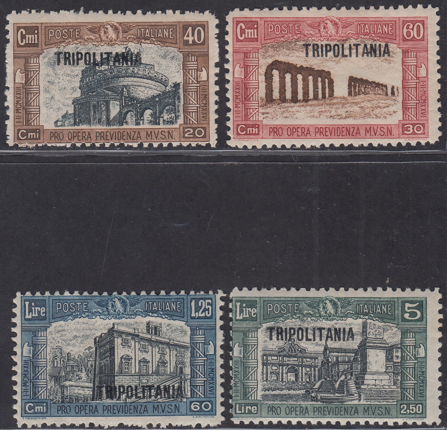 Trip12 - 1927 - Milizia 1st series, four new examples with intact tires (39/42)