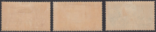 Trip16 - 1930 - Nozze del Principe Umberto, 3 esemplari nuovi con gomma integra (61/63)