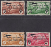 Trip25 - 1934 - Tripolitania Posta Aaereavolo Roma.- Buenos Aires serie completa nuova gomma integra (30/33)