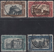 UT320 - 1926 - Pro Opera Previdenza Milizia, serie completa usata (206/209)