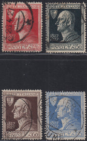 UT321 - 1927 - Centenario della morte di Alessandro Volta, serie completa usata (210/213)