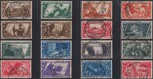 RN249 - 1932 Tenth anniversary of the March on Rome complete set of 20 new stamps with intact rubber (325/40 + A42/3 + Exp17/8)