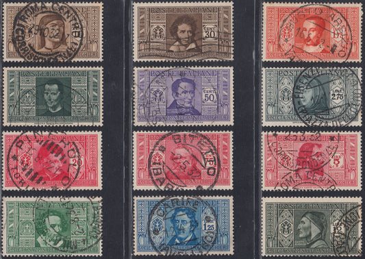 RN252 - 1933 Holy Year, new set of seven values ​​with intact rubber (345/9 + A54/55)