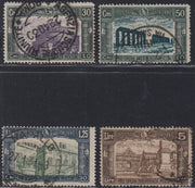 UT340 - 1930 - Pro Opera Previdenza Milizia, 3a emissione, serie completa di 4 valori usata con annulli originali, (272/275)