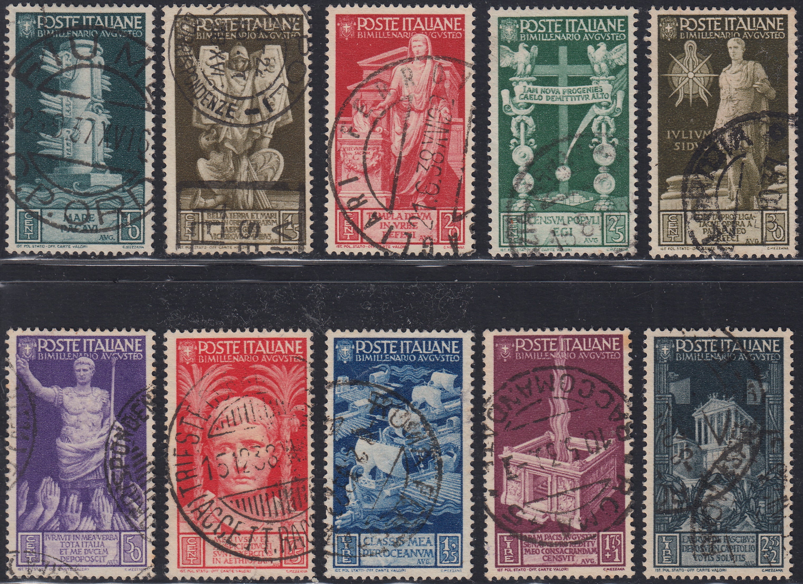 RN252 - 1933 Holy Year, new set of seven values ​​with intact rubber (345/9 + A54/55)