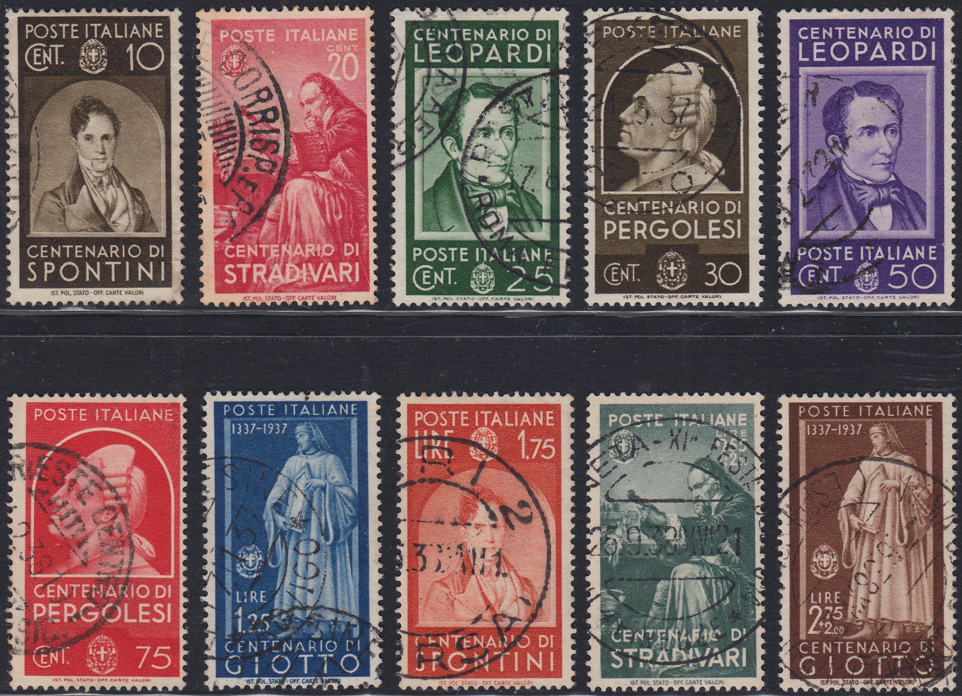 RN252 - 1933 Holy Year, new set of seven values ​​with intact rubber (345/9 + A54/55)