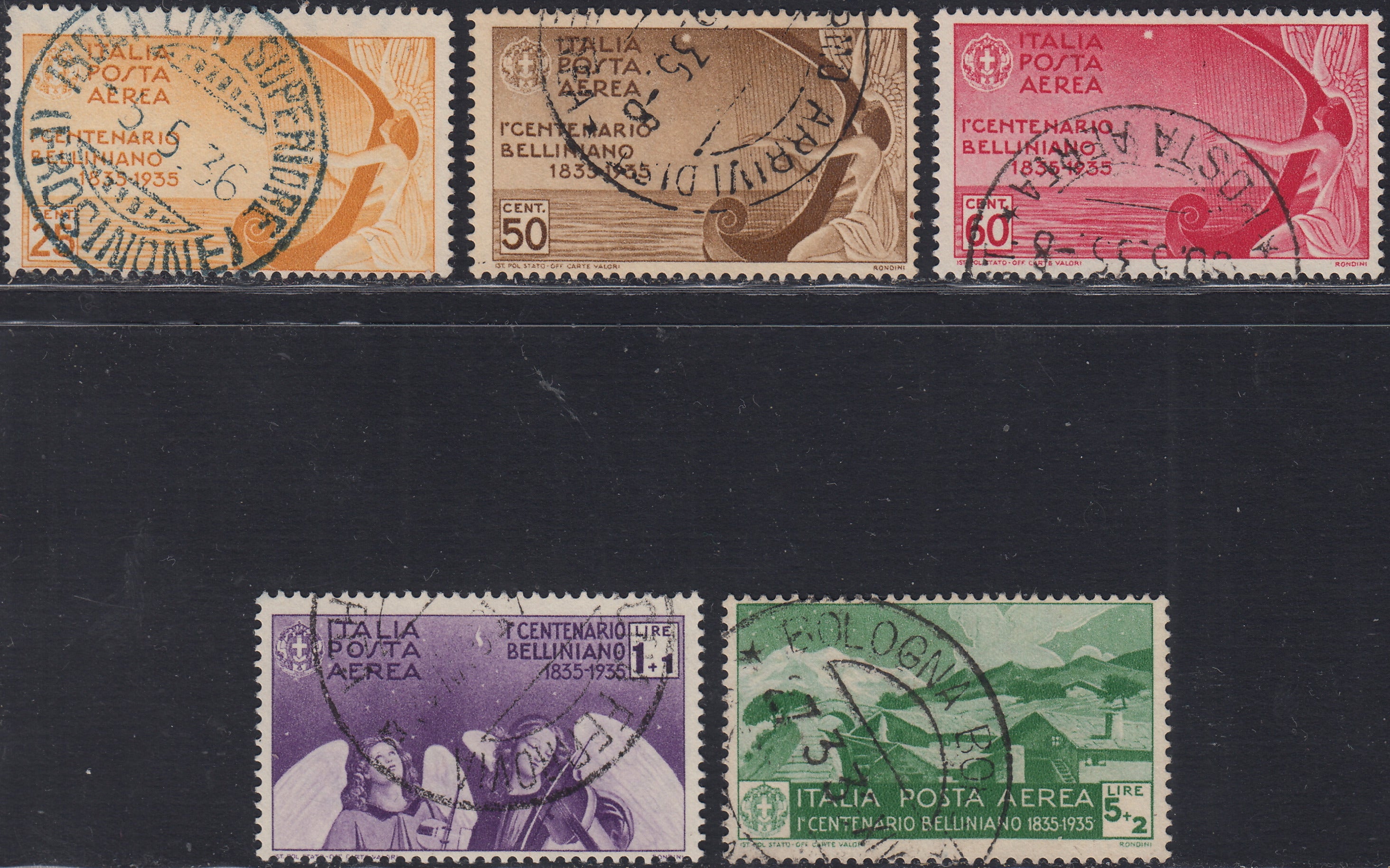 RN252 - 1933 Holy Year, new set of seven values ​​with intact rubber (345/9 + A54/55)