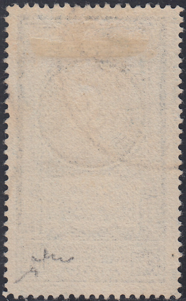 UT351 - 1932 - Dante Alighieri, posta aerea, 100 L. azzurro e oliva usato con annullo originale (41)