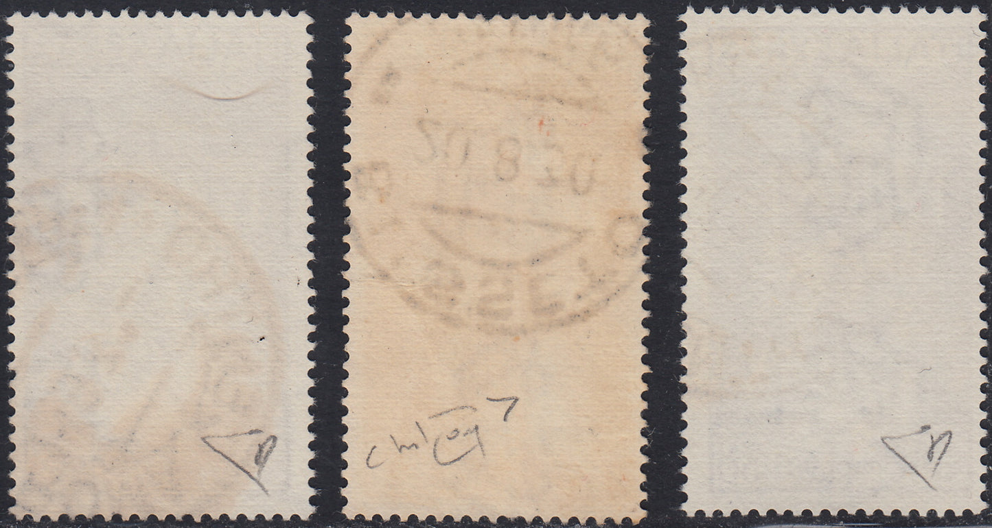 UT354 - 1930 - 4° centenario della morte di Ferrucci, posta aerea, serie completa usata con annulli originali (A18/A20)